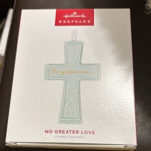 Hallmark Keepsake Cross Ornament with Gold Accents